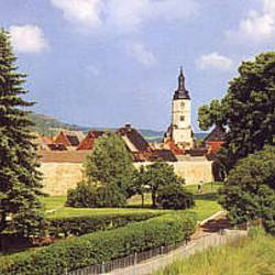 Blick zur Kirche